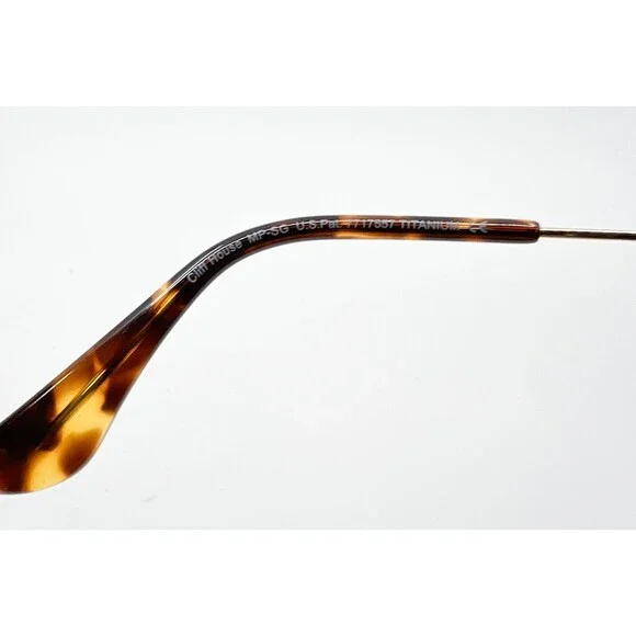 Maui Jim Cliff House MJ247-16 Gold Bronze Polarized Sunglasses 59-15-120 9976